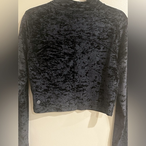 Lululemon All Aligned Mock Neck Long Sleeve *Crushed Velvet Worn Once - Picture 6 of 8